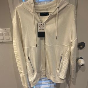 Zara white hoodie size m